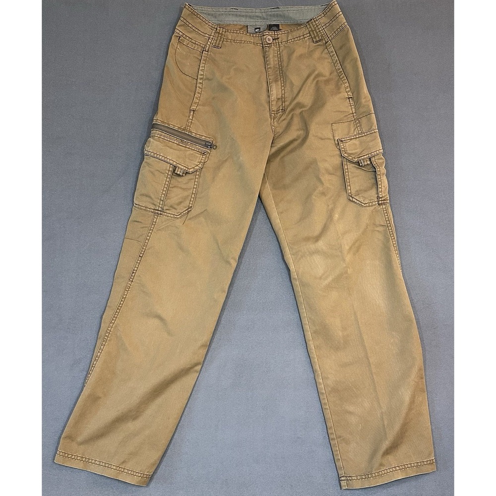 REI Pants Mens Size 30x32 Cargo Organic Cotton Blend Hiking Outdoor Utility
